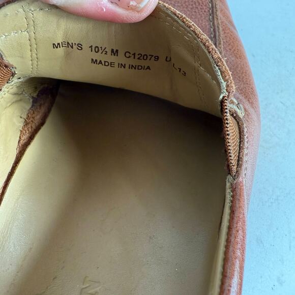 Cole Haan Lovell Two-Gore Loafer Mens 10.5 Brown Leather Slip On Low Top Casual